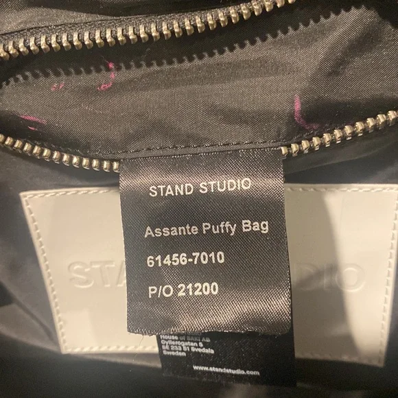 STAUD STUDIO Assante puffy black bag - Picture 5 of 9